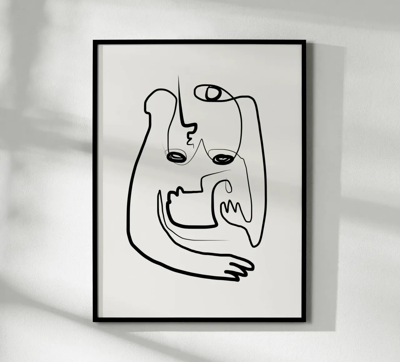 Allattamento al seno poster con telaio in legno da Little Dean