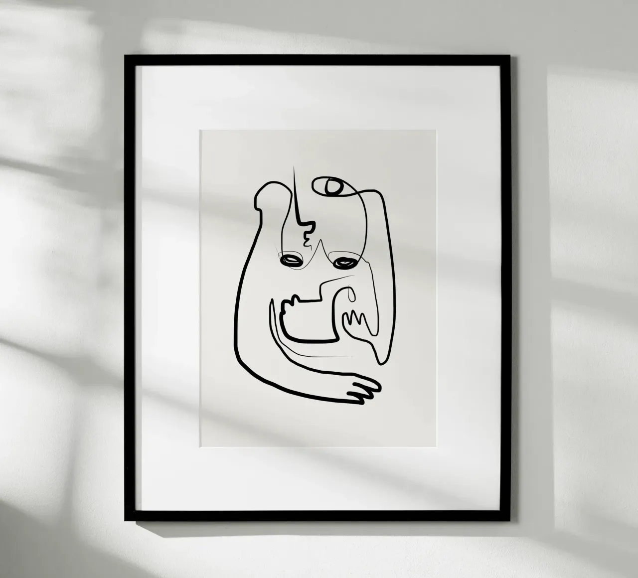 Allattamento al seno poster con telaio in legno da Little Dean