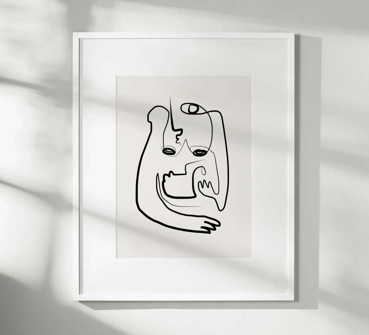 Allattamento al seno poster con telaio in legno da Little Dean