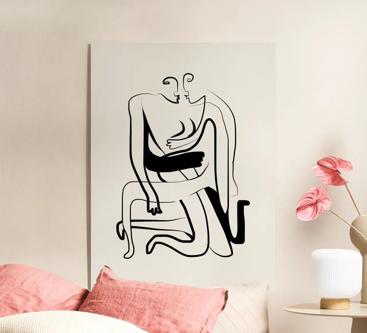 Abbraccio plexiglass da Little Dean