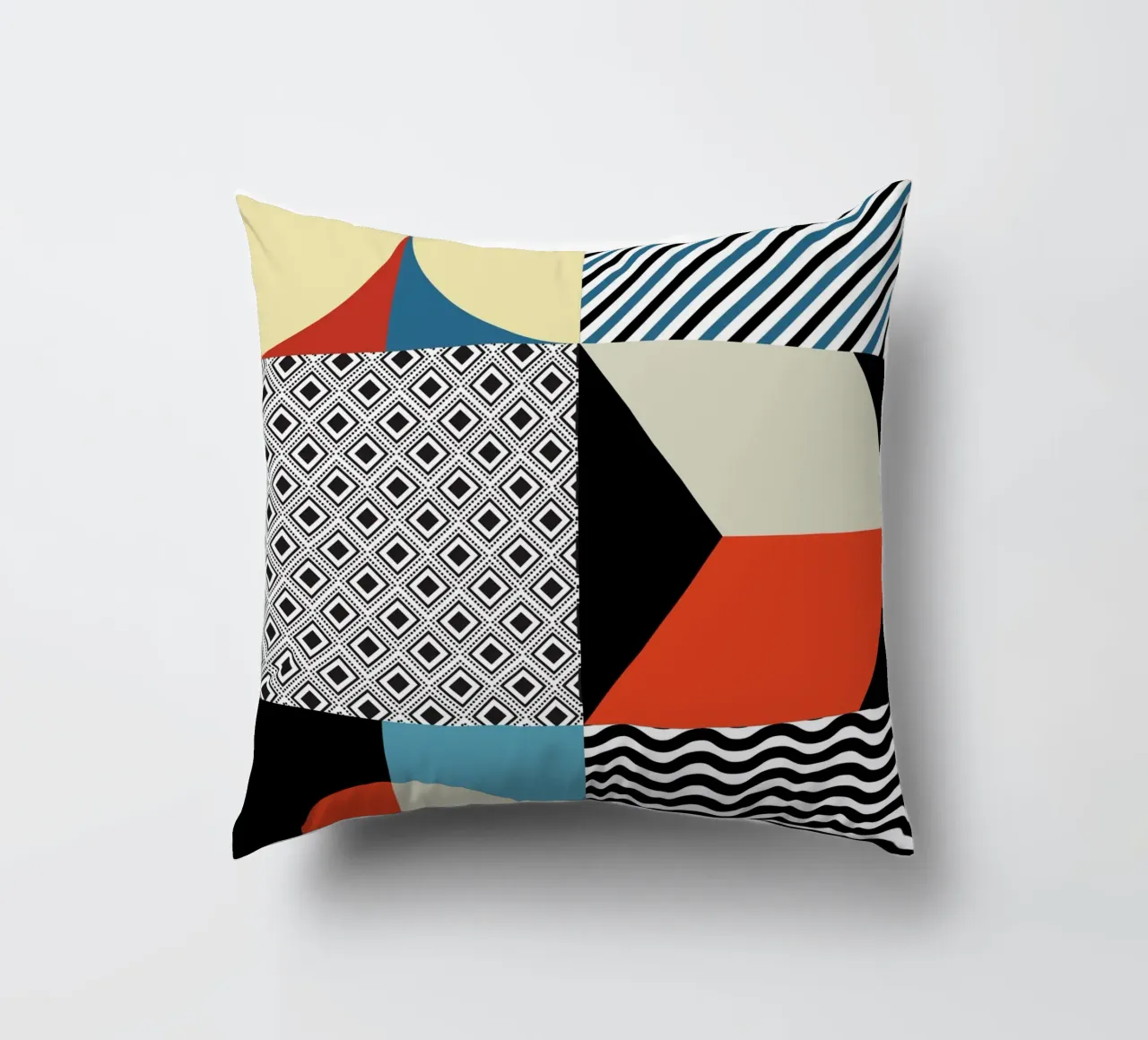 Retro Pattern Bizarre cuscino da Little Dean