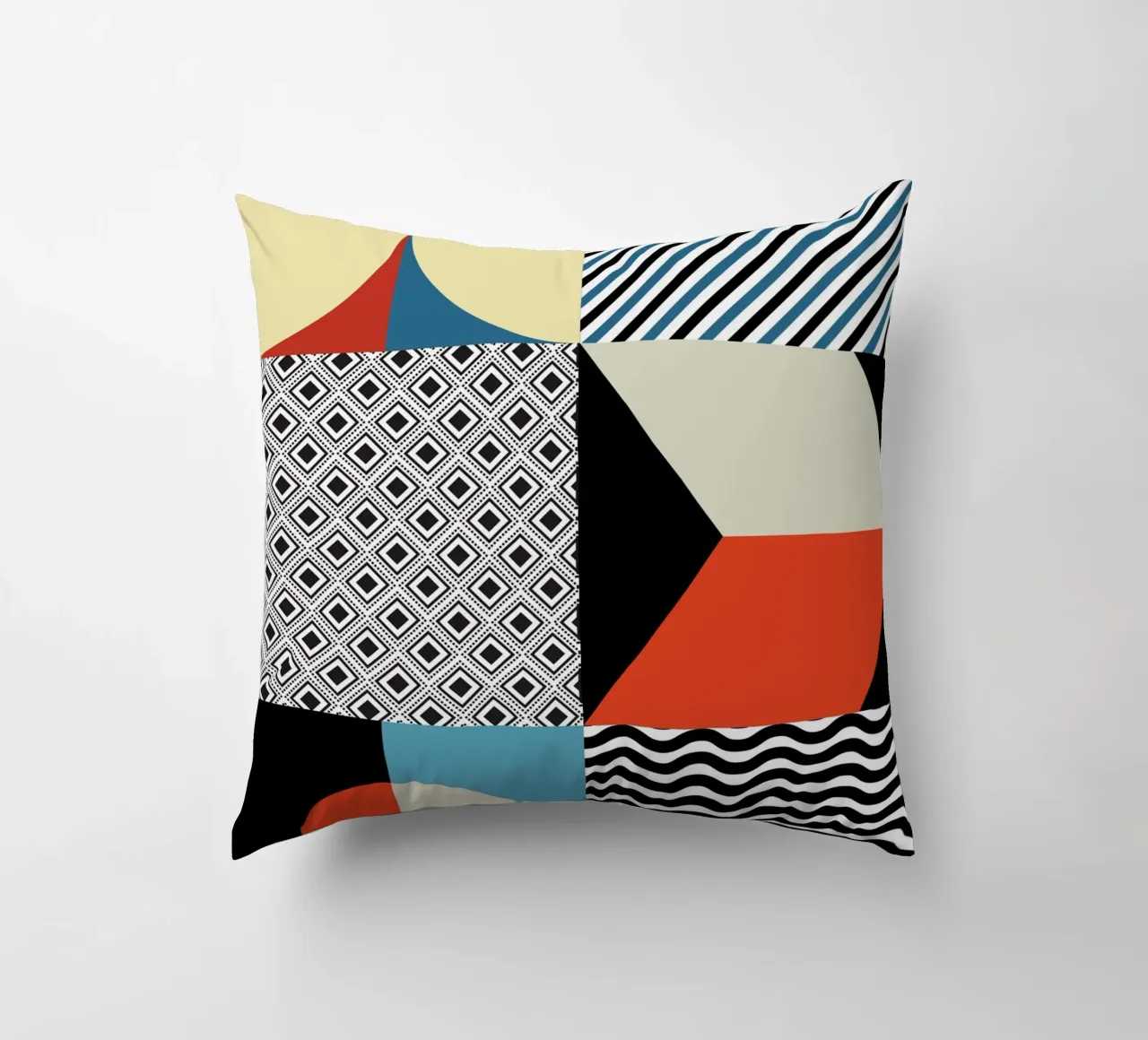 Retro Pattern Bizarre cuscino da Little Dean