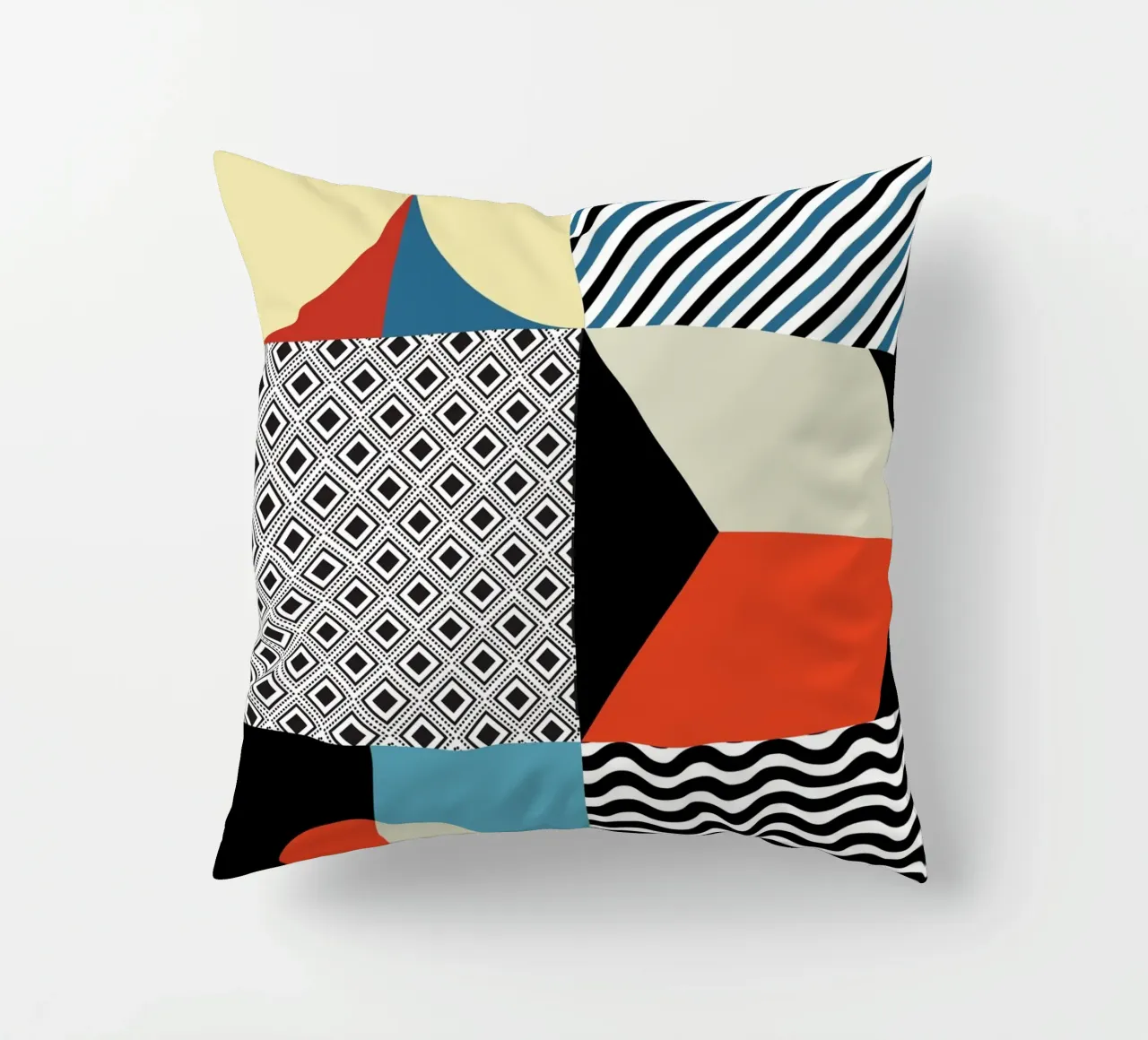 Retro Pattern Bizarre cuscino da Little Dean