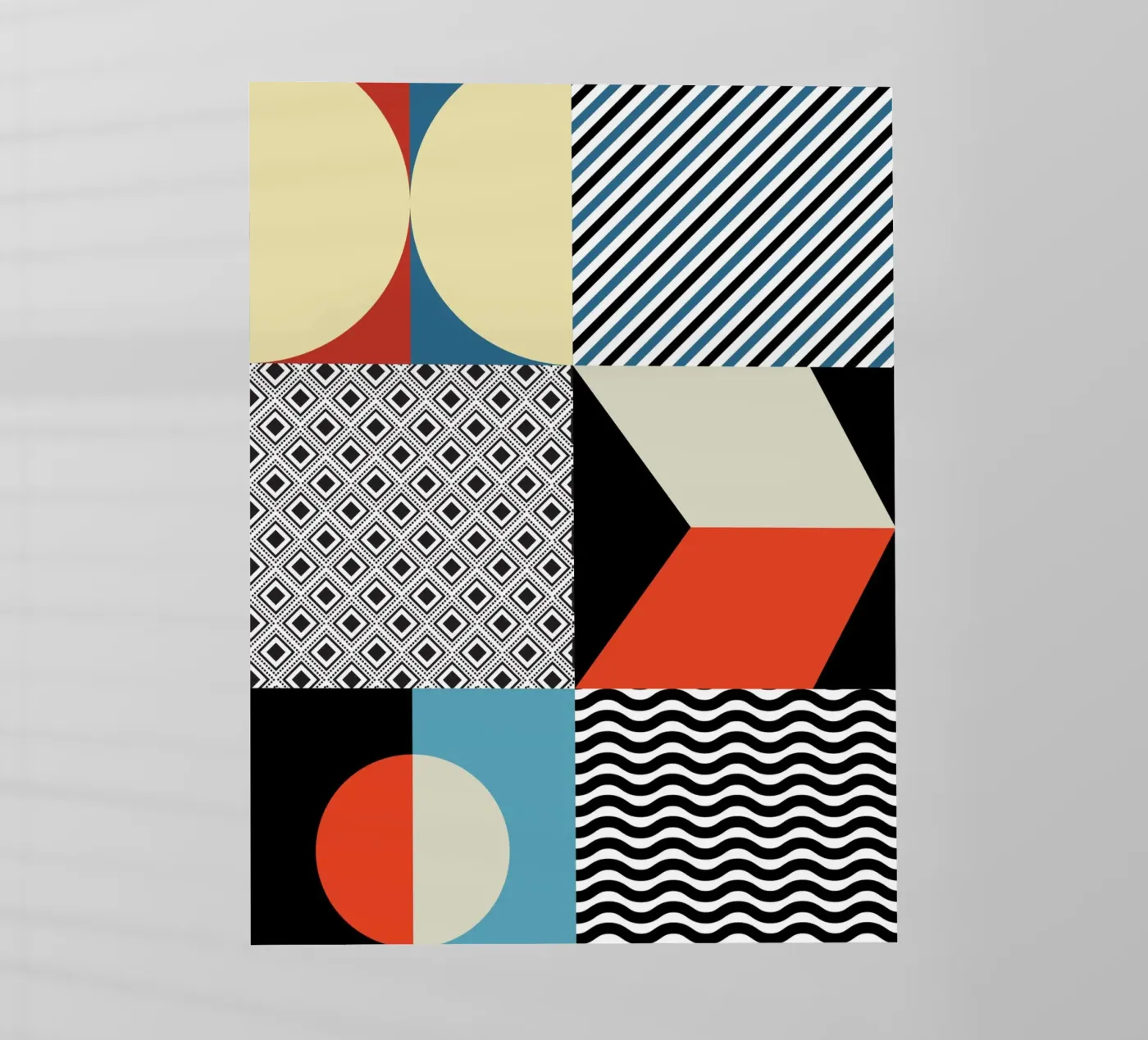 Retro Pattern Bizarre pellicola backlit da Little Dean