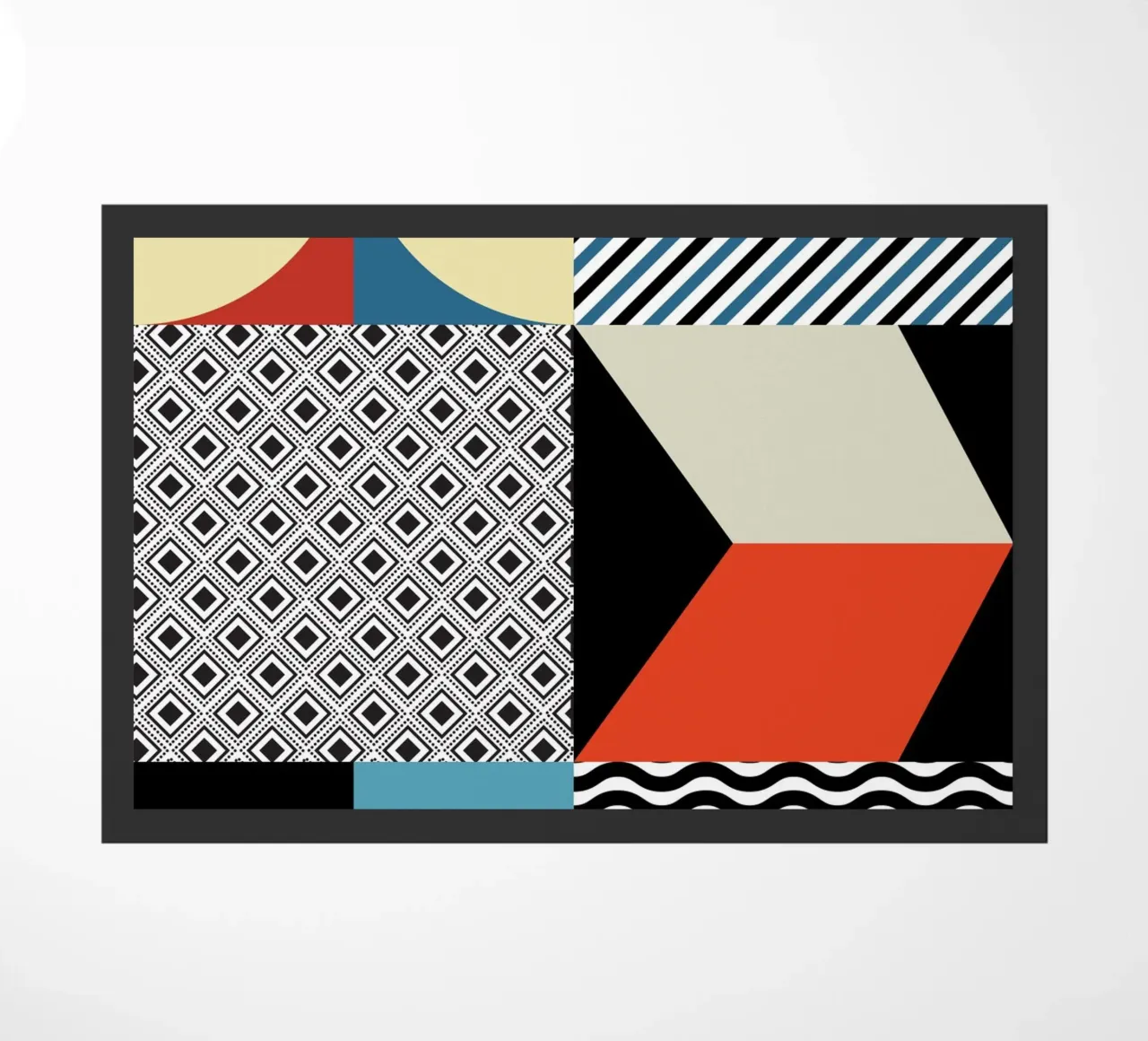 Retro Pattern Bizarre zerbino da Little Dean