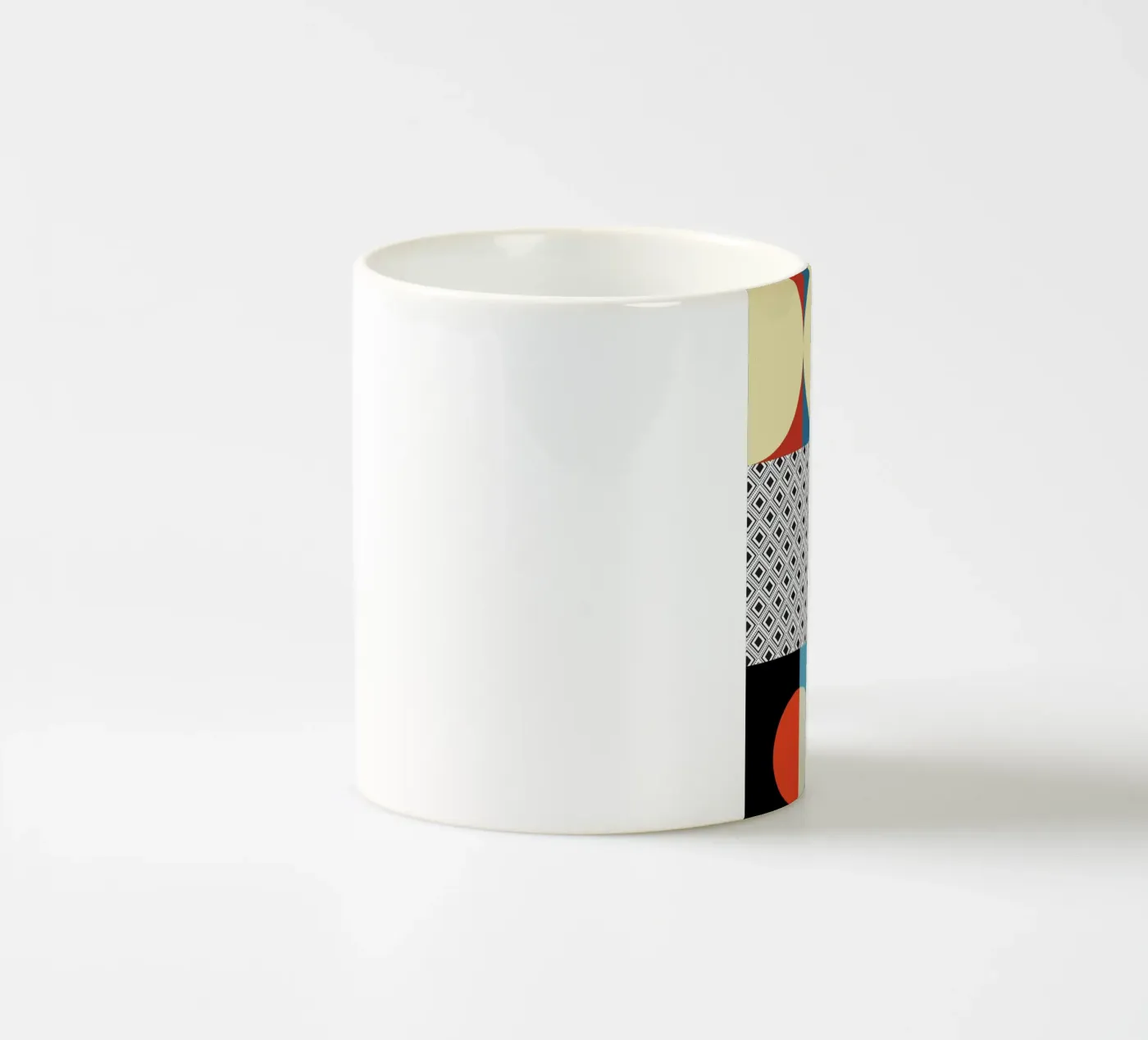 Retro Pattern Bizarre ceramic mug by Little Dean