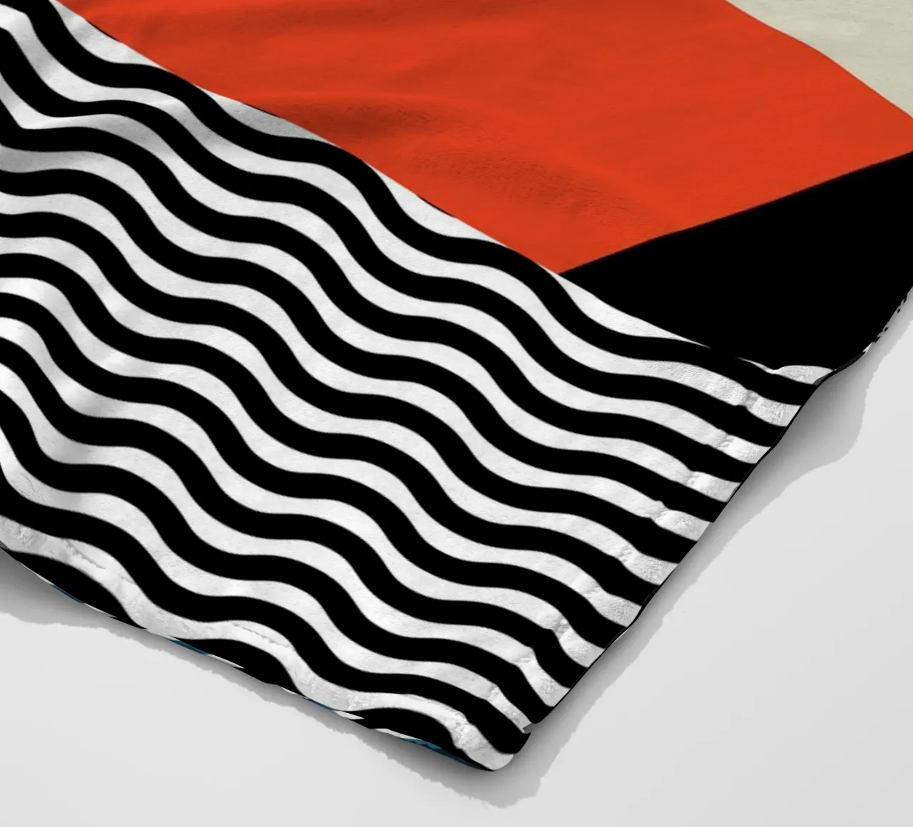 Retro Pattern Bizarre coperta in pile da Little Dean