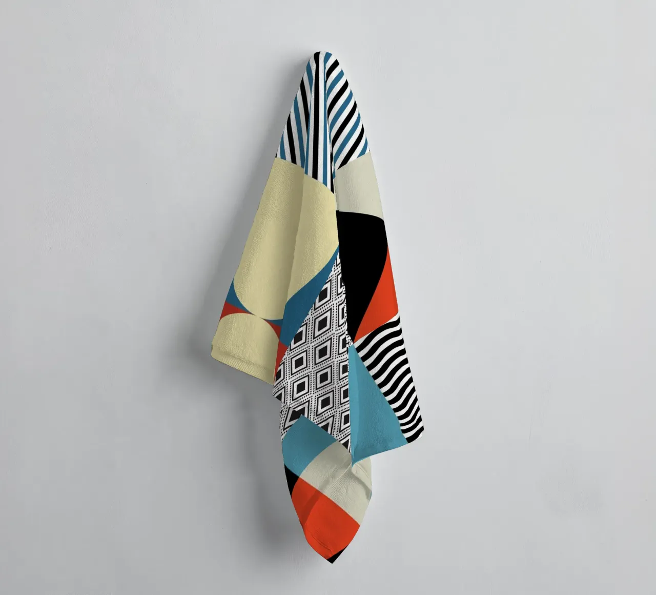 Retro Pattern Bizarre asciugamano da bagno da Little Dean