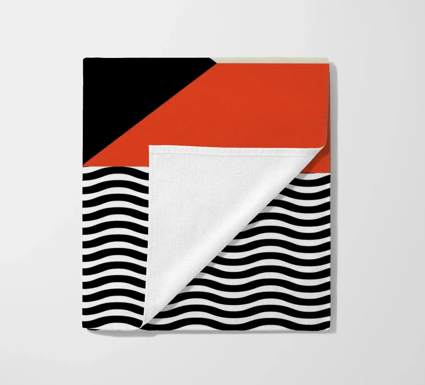 Retro Pattern Bizarre beach towel by Little Dean
