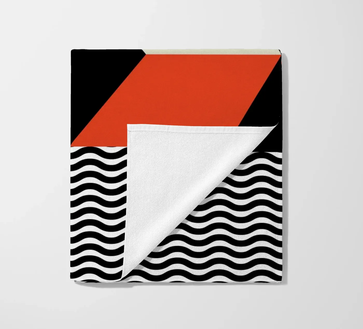Retro Pattern Bizarre beach towel by Little Dean