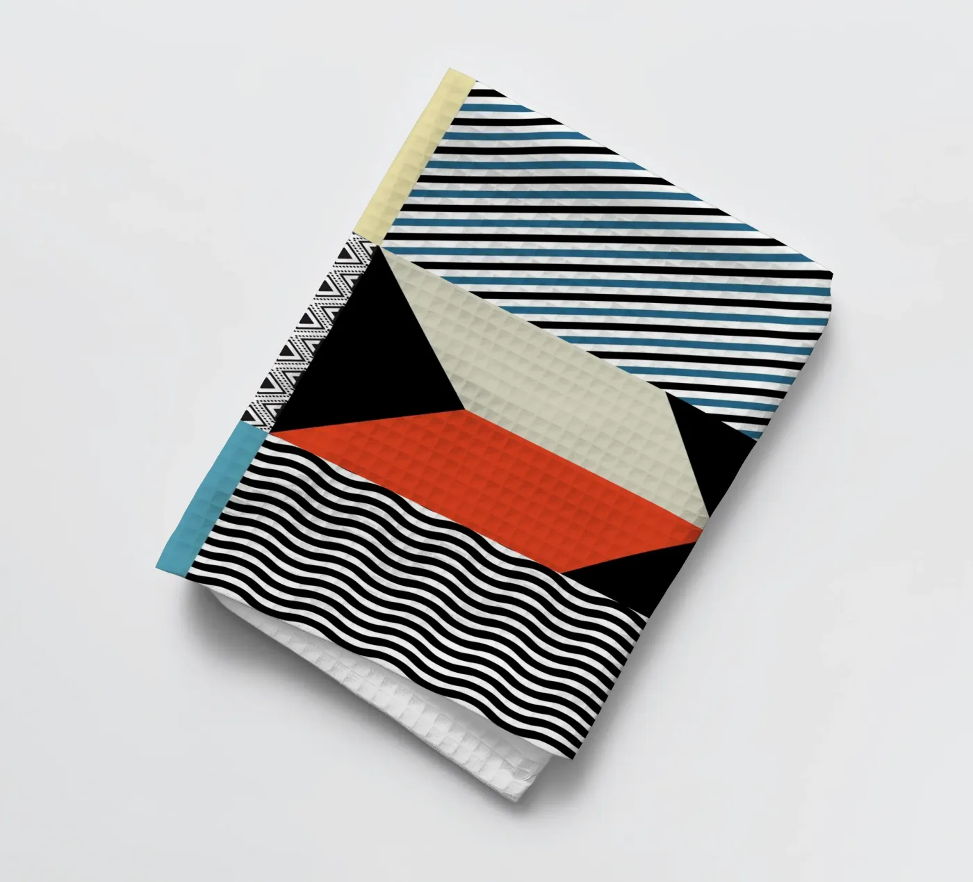 Retro Pattern Bizarre Geschirrtuch von Little Dean