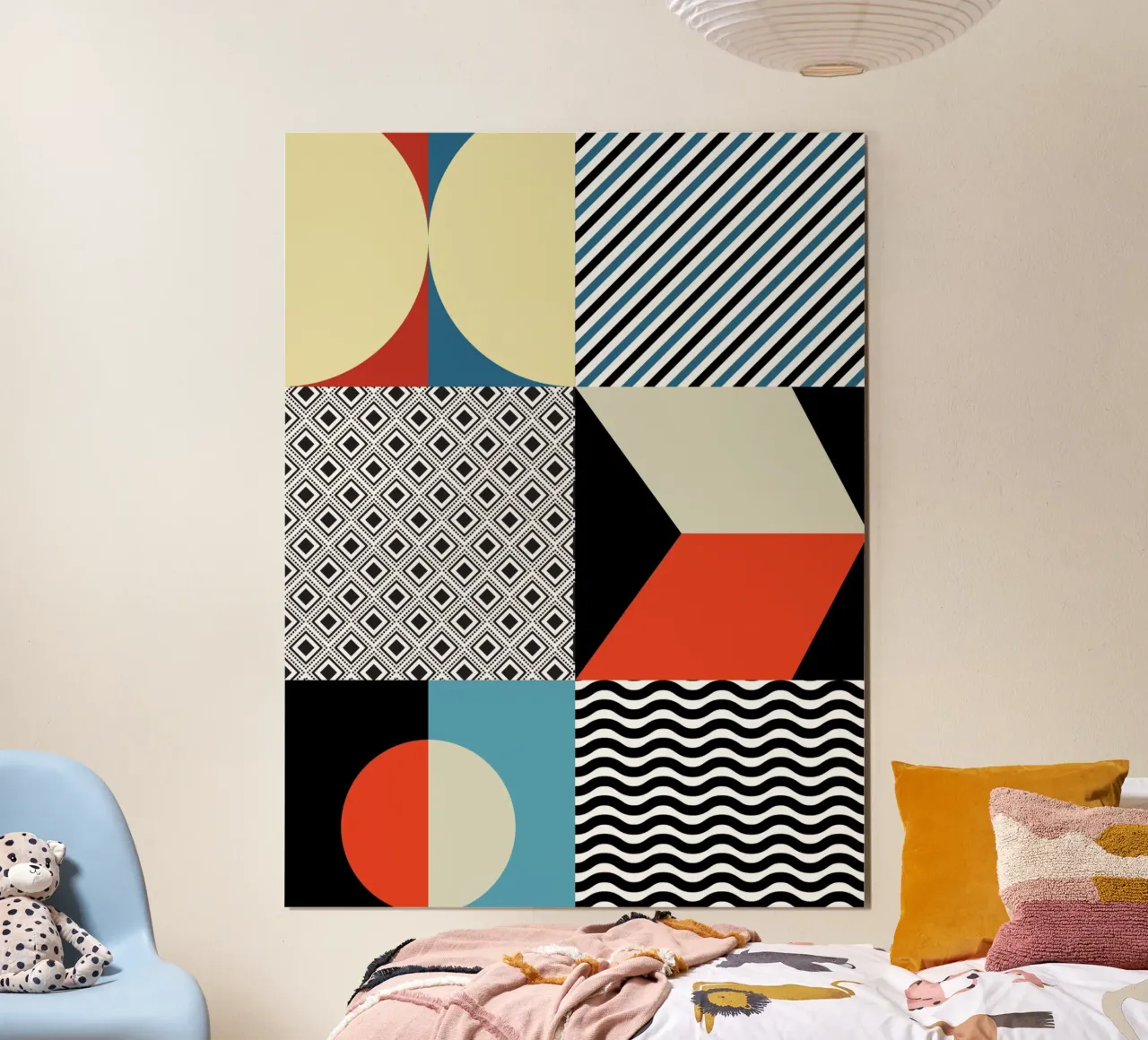 Retro Pattern Bizarre poster by Little Dean