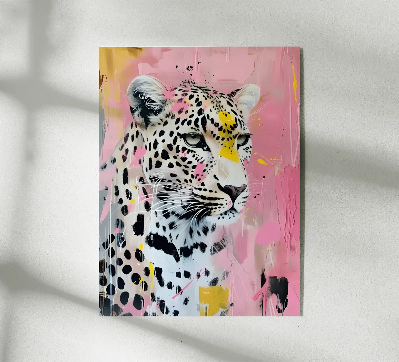 Rosa e giallo leopardo plexiglass da Yaso Design & Art