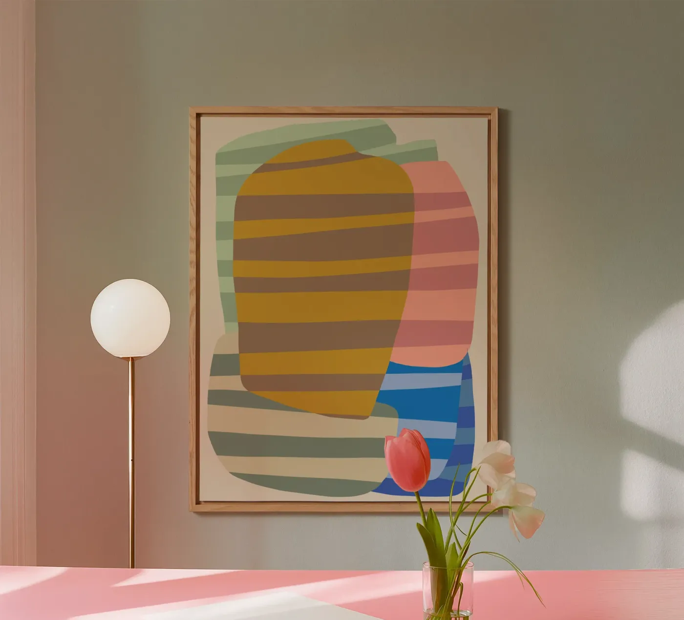 Stripe pattern layering forex plate by Little Dean