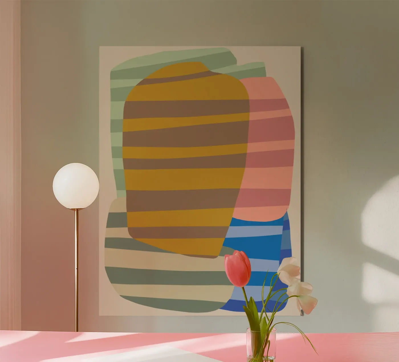 Stripe pattern layering forex plate by Little Dean