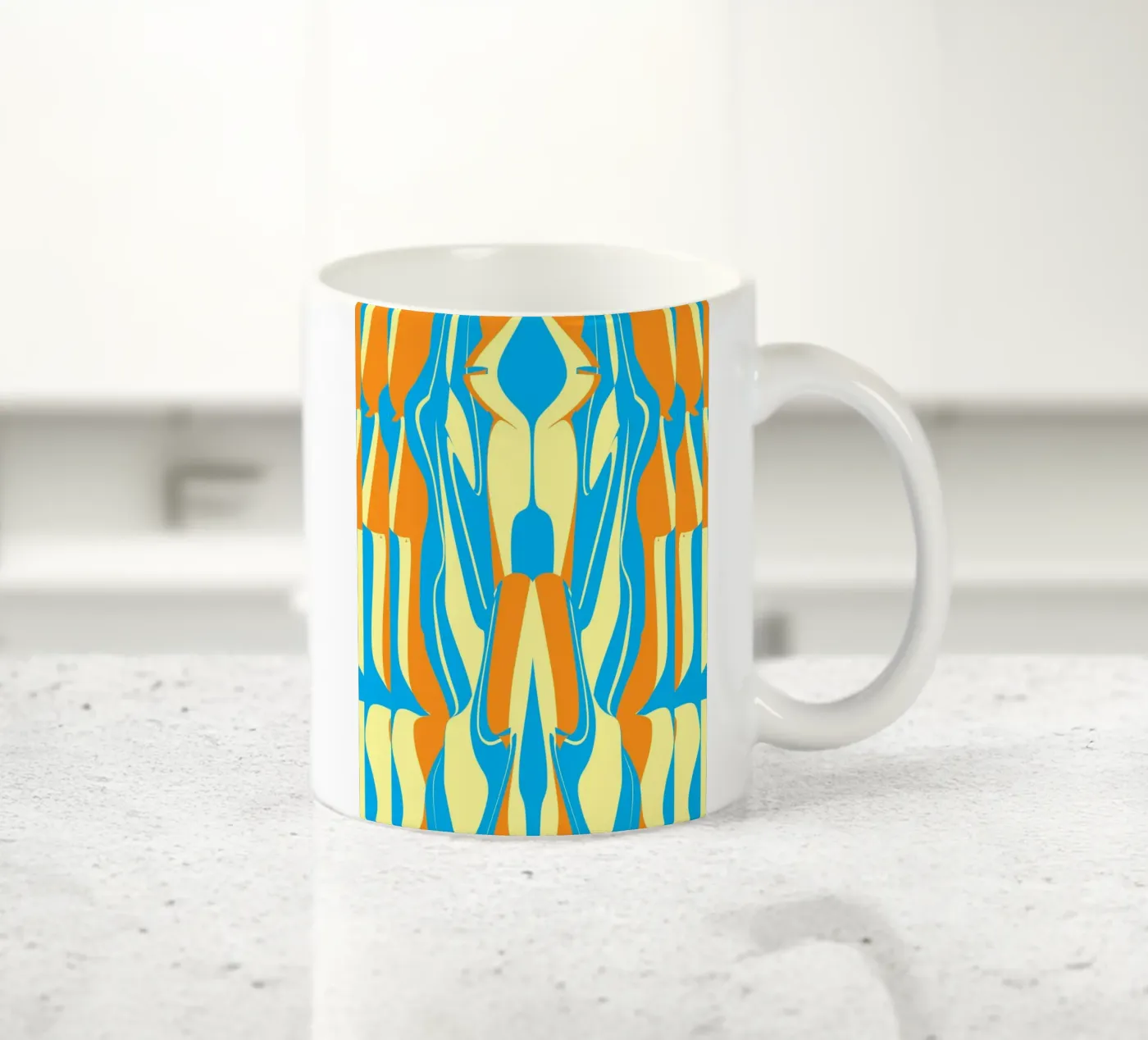 Bizarre Pattern 05 ceramic mug by Little Dean
