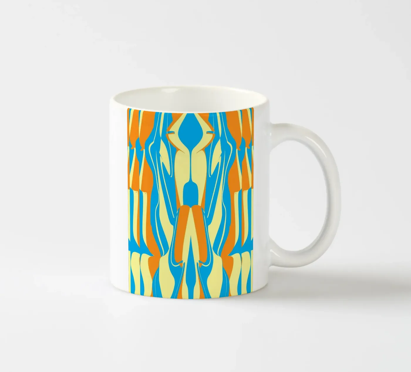 Bizarre Pattern 05 ceramic mug by Little Dean