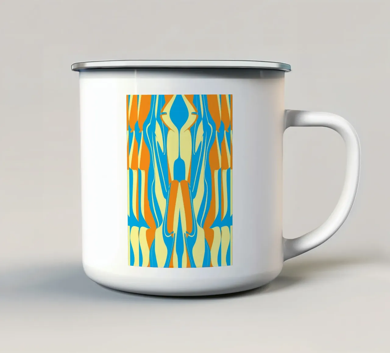 Pattern Bizarre 05 tazza in smalto da Little Dean