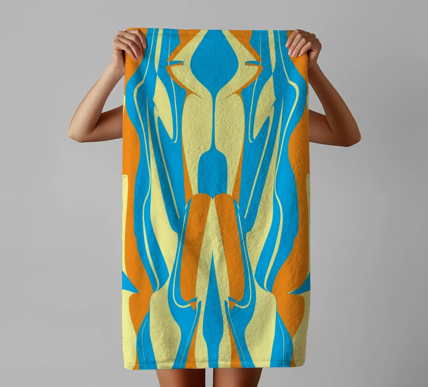 Bizarre Pattern 05 towel by Little Dean