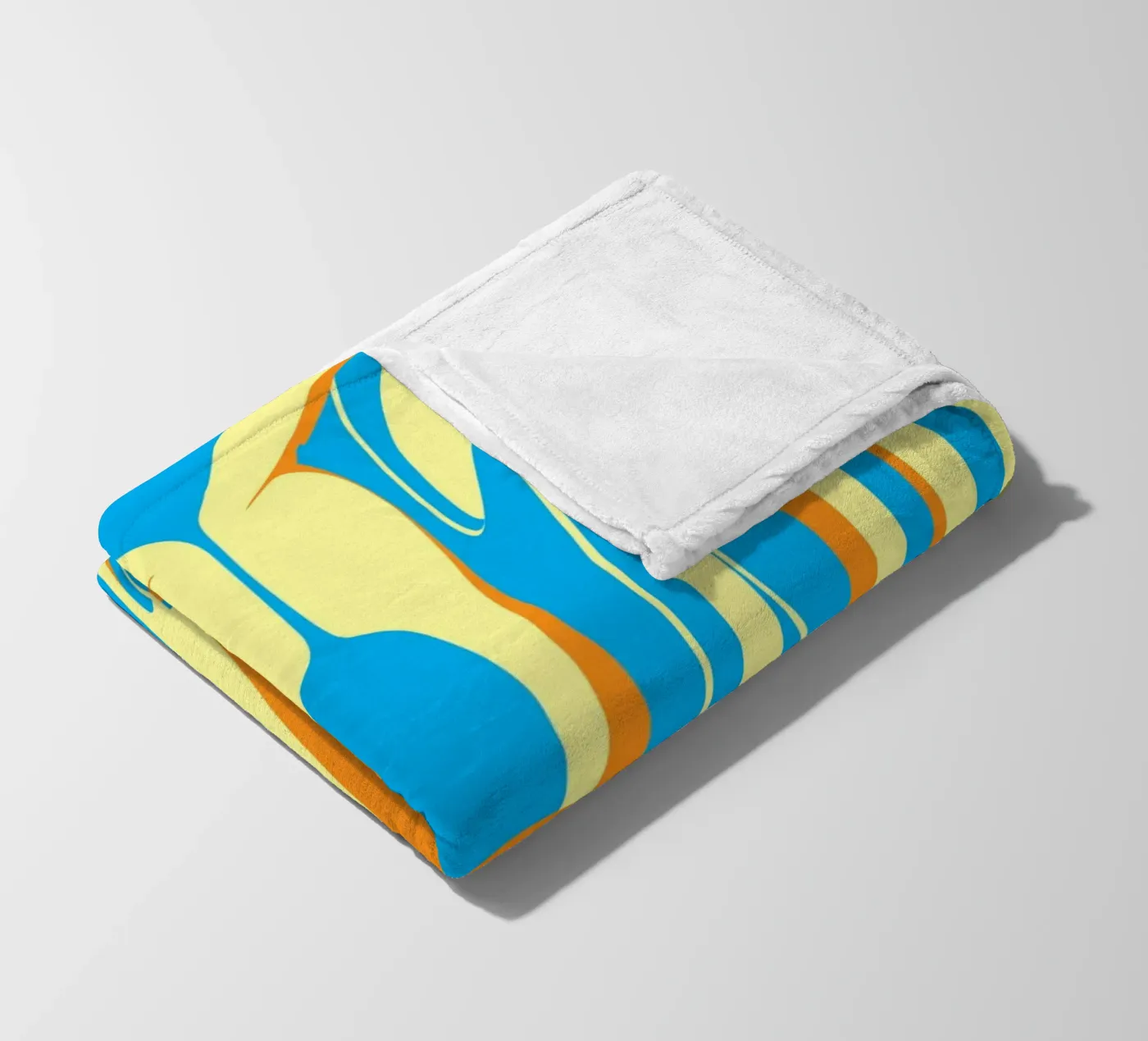 Bizarre Pattern 05 fleece blanket by Little Dean