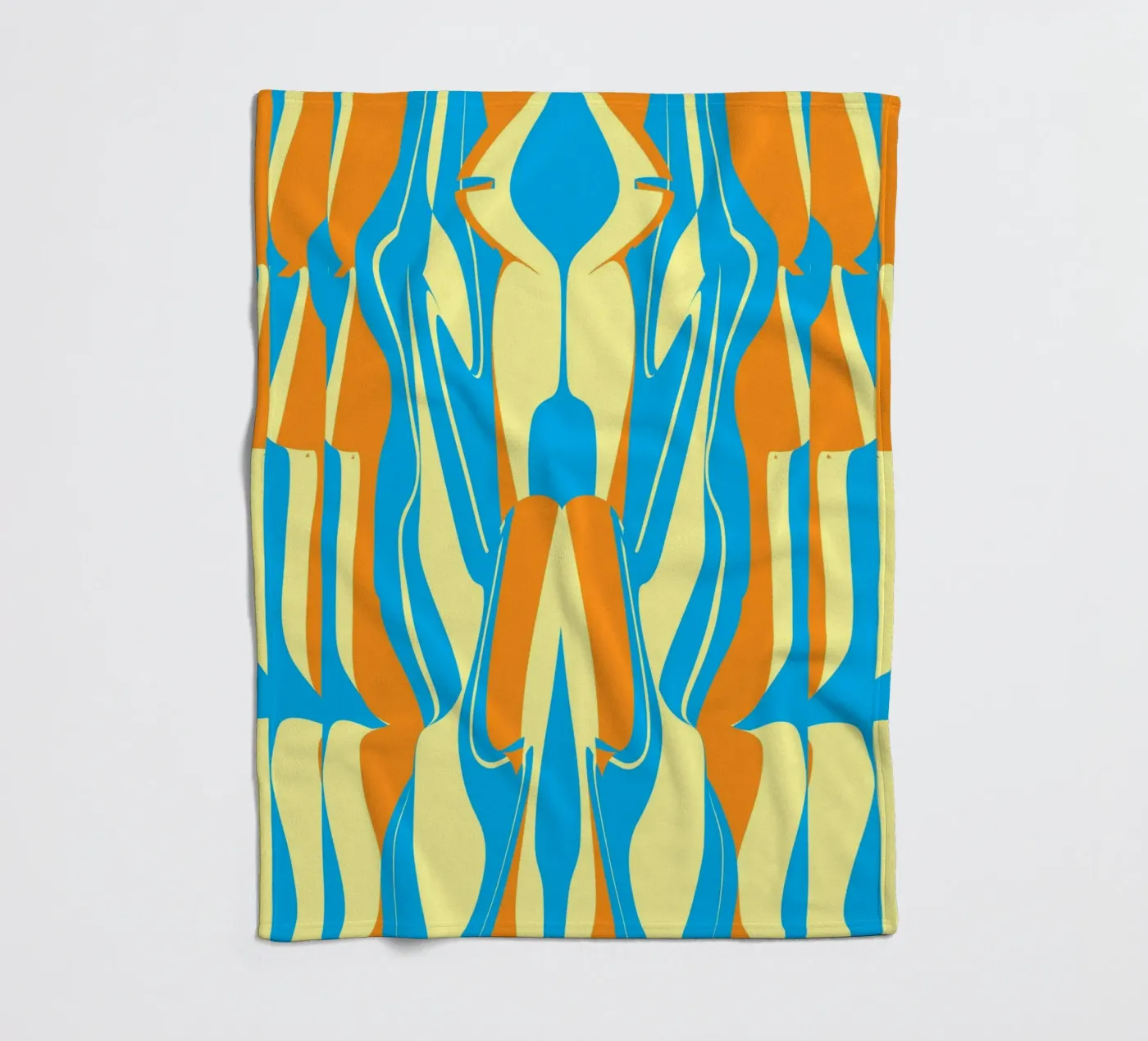 Bizarre Pattern 05 fleece blanket by Little Dean