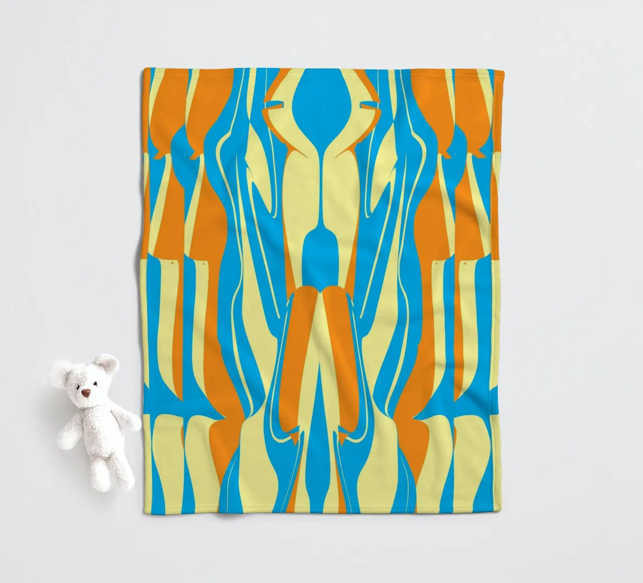 Pattern Bizarre 05 coperta in pile da Little Dean