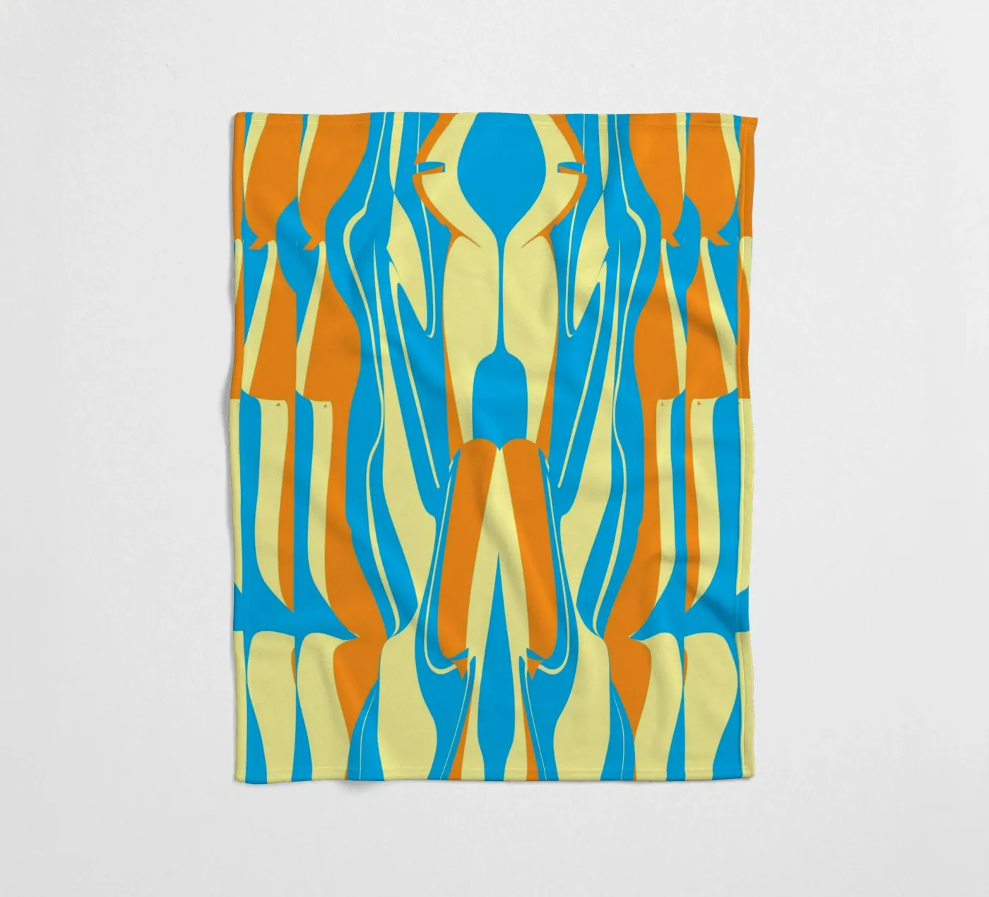 Bizarre Pattern 05 fleece blanket by Little Dean