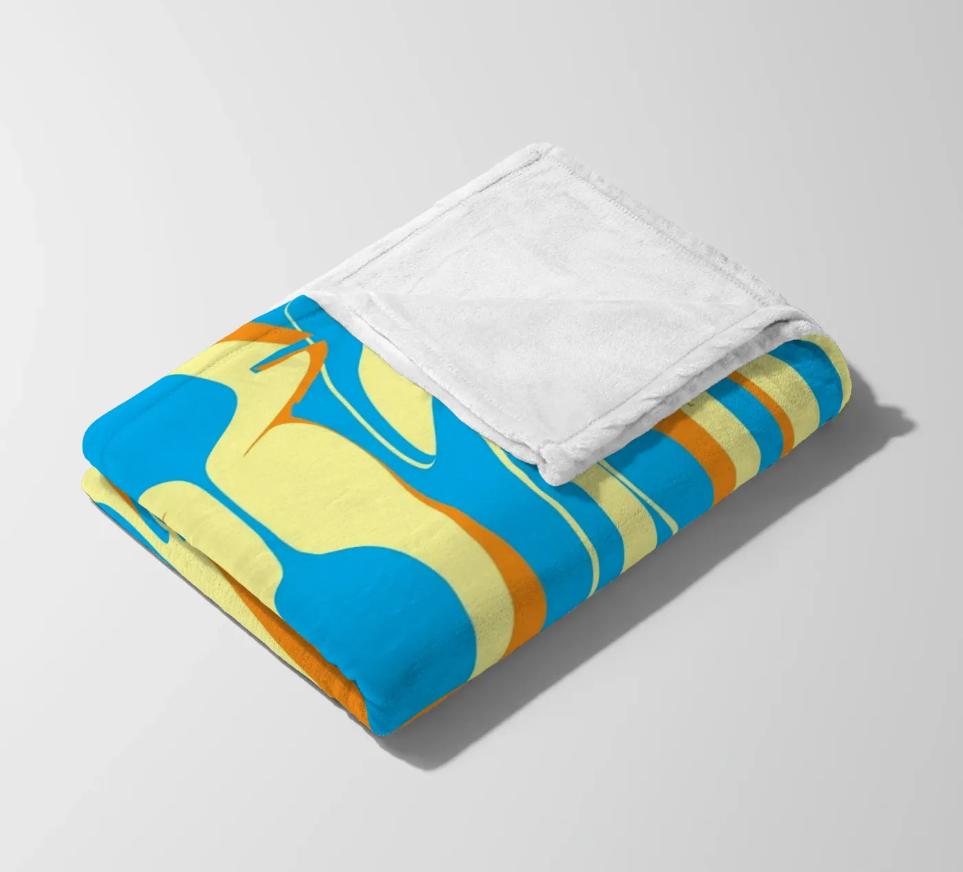 Bizarre Pattern 05 fleece blanket by Little Dean