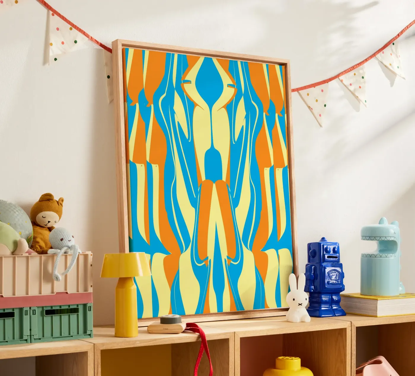 Bizarre Pattern 05 canvas by Little Dean