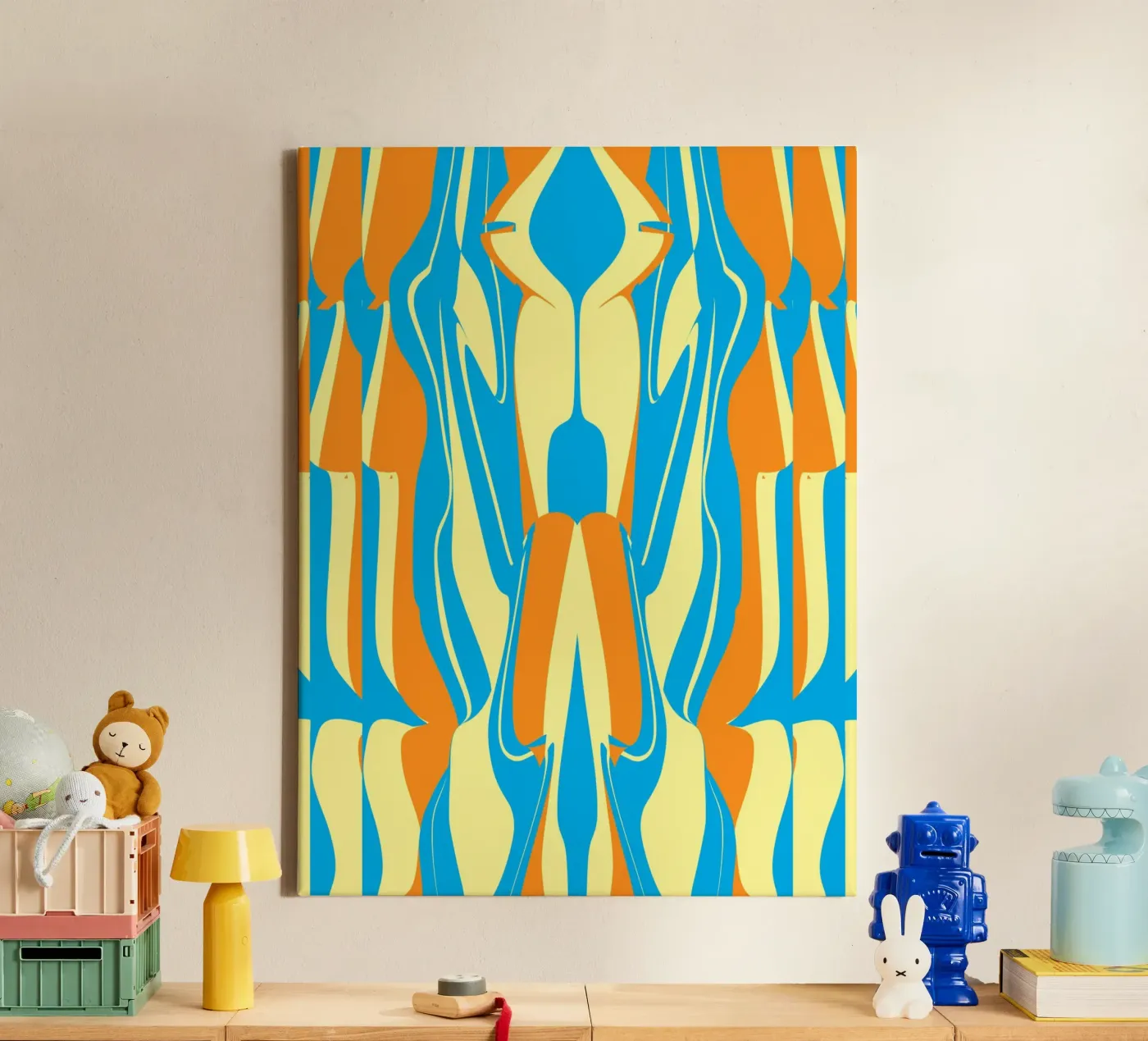 Bizarre Pattern 05 canvas by Little Dean