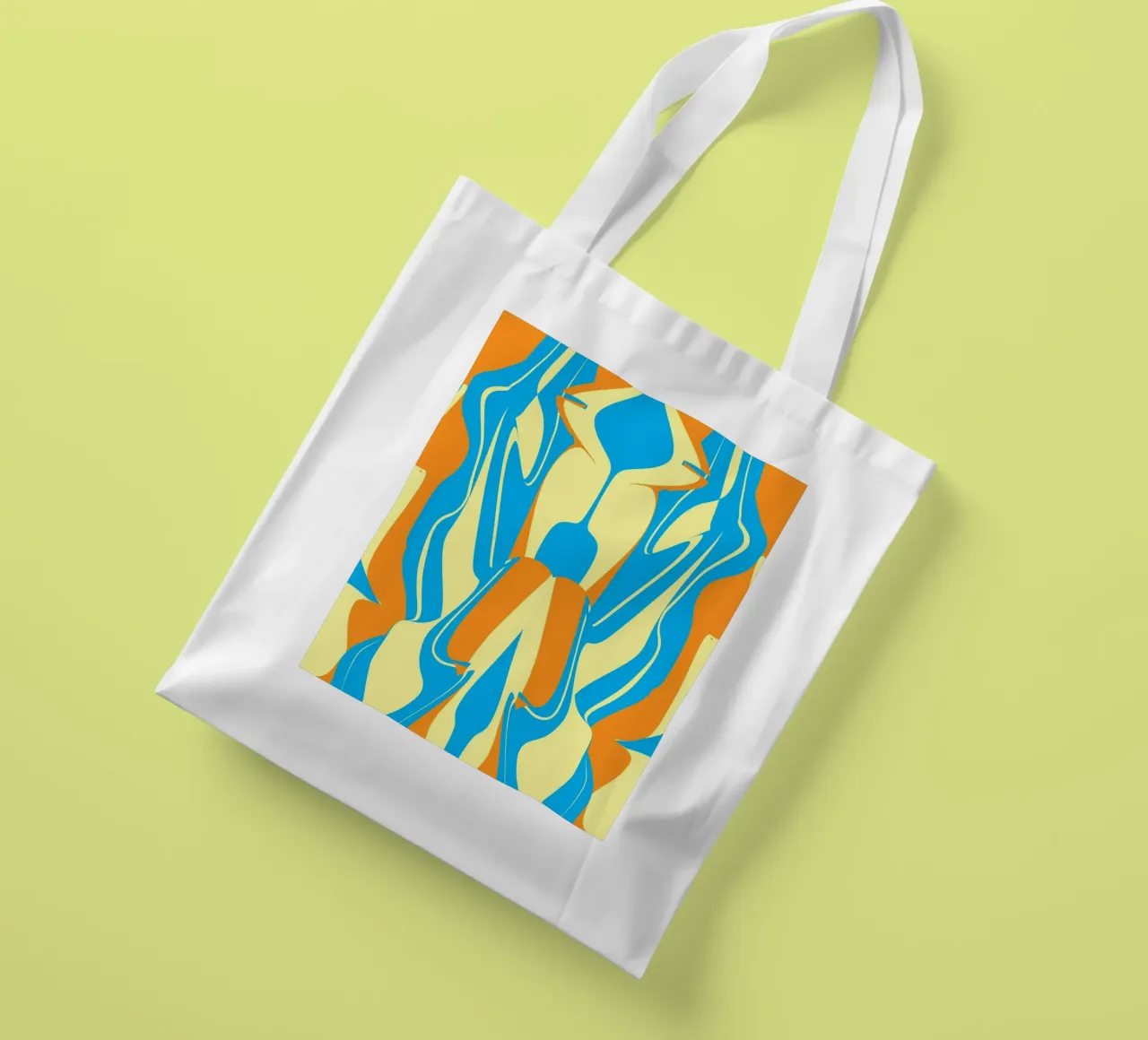 Pattern Bizarre 06 borsa in juta da Little Dean