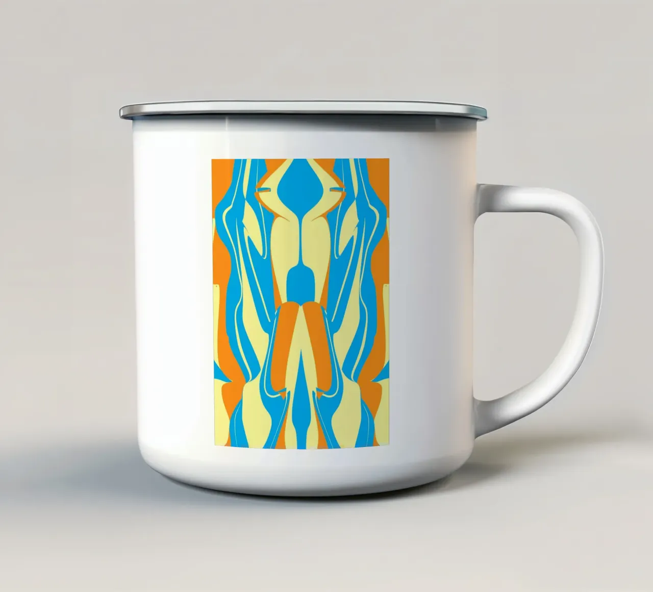 Pattern Bizarre 06 tazza in smalto da Little Dean