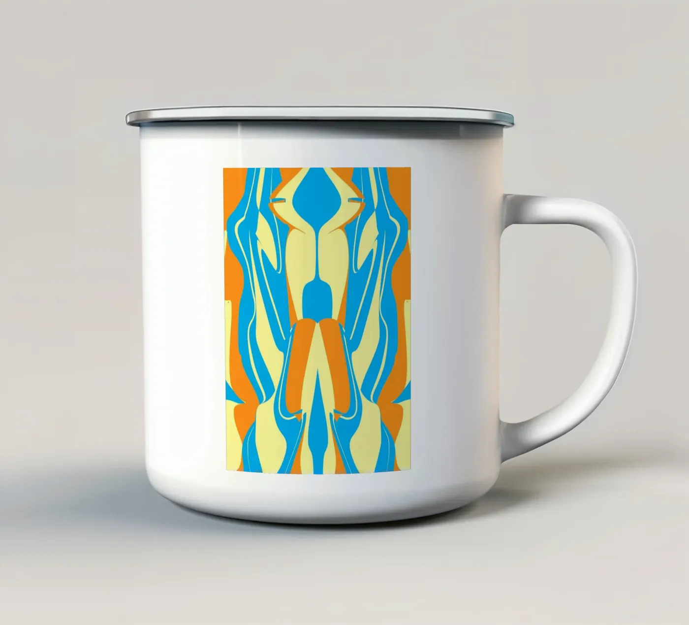 Bizarre Pattern 06 enamel mug by Little Dean