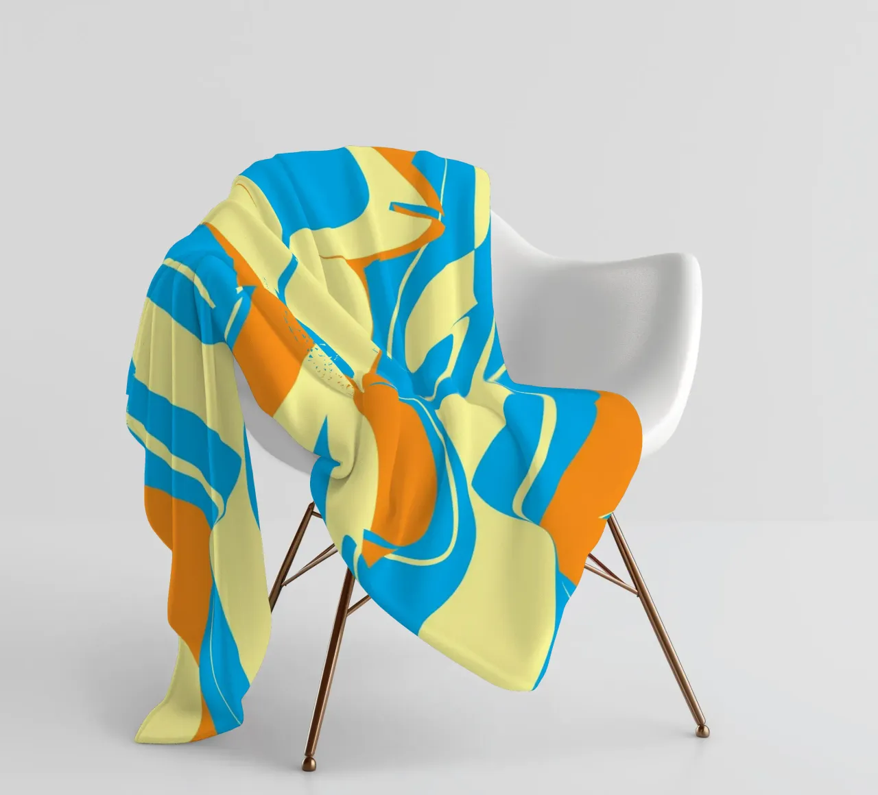 Bizarre Pattern 06 fleece blanket by Little Dean