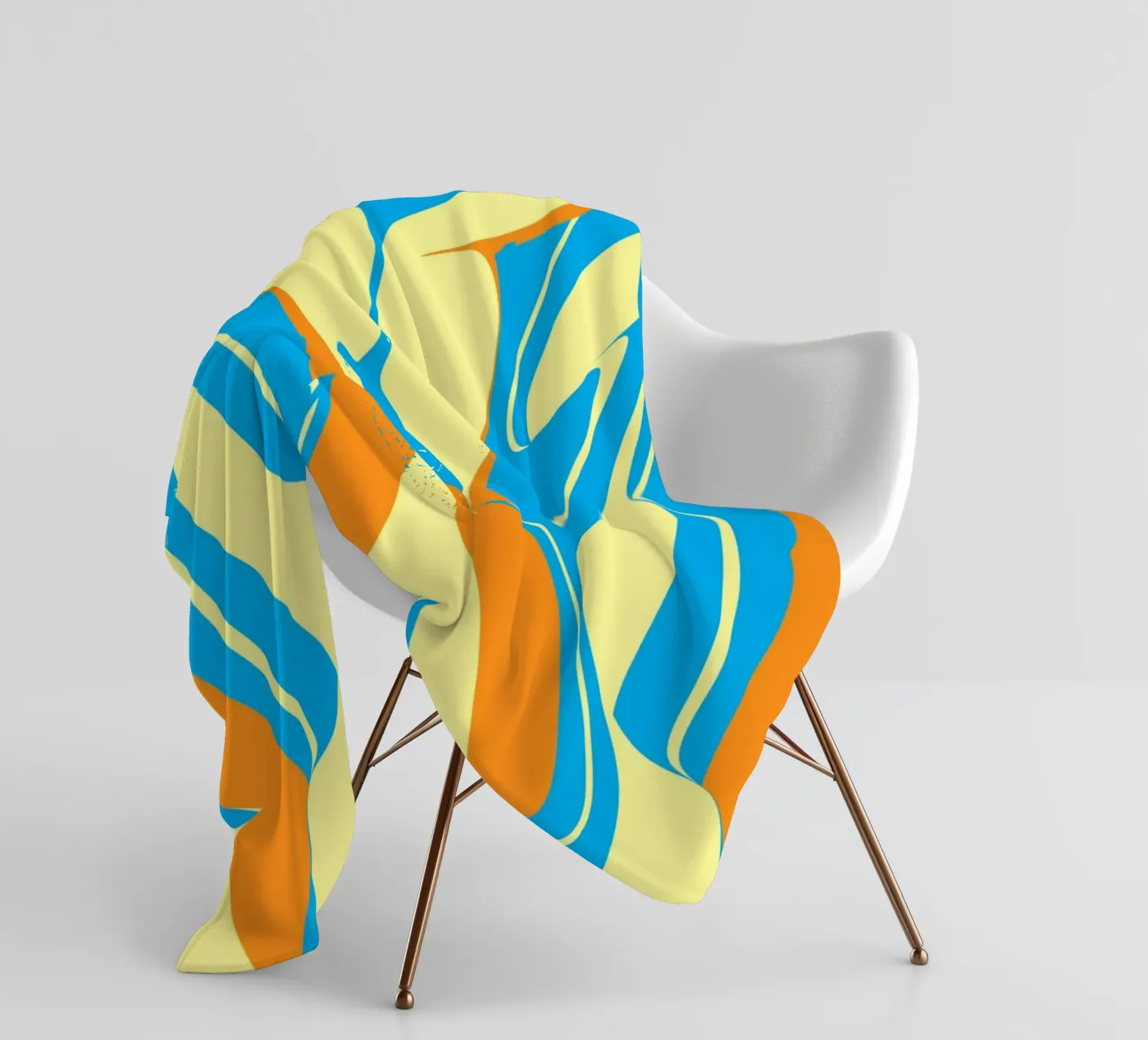 Bizar patroon 06 fleecedeken van Little Dean