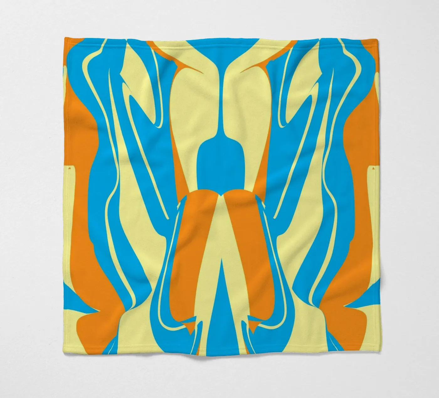 Bizar patroon 06 fleecedeken van Little Dean