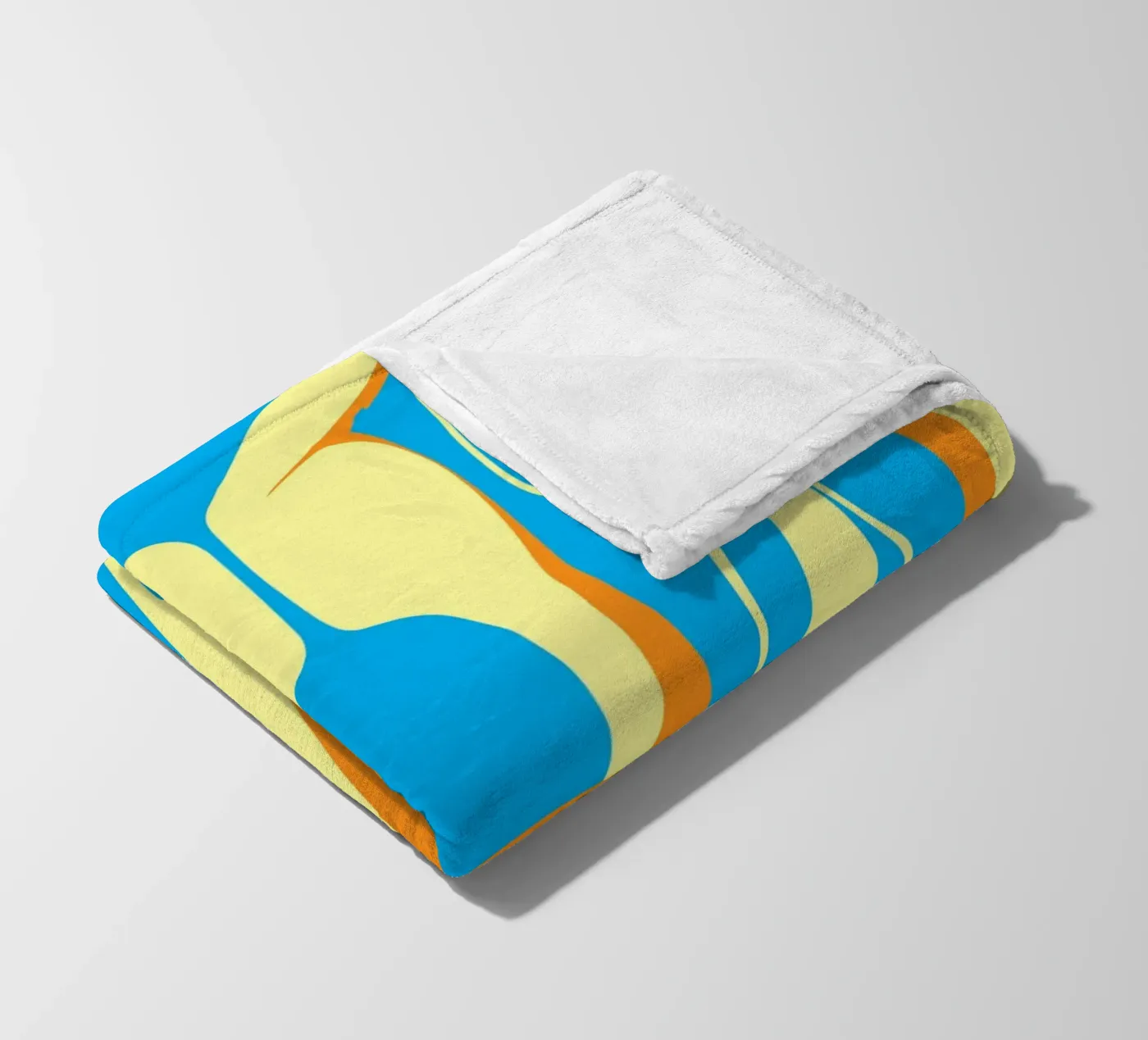 Bizar patroon 06 fleecedeken van Little Dean