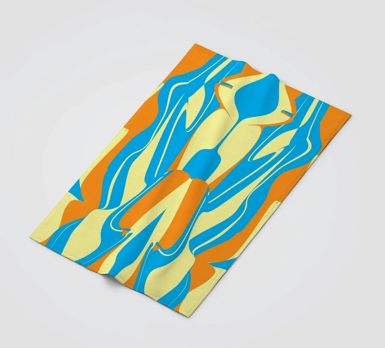 Bizarre Pattern 06 fleece blanket by Little Dean