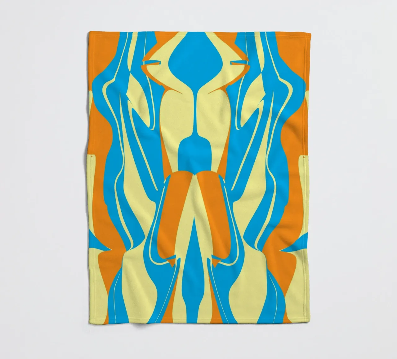 Bizarre Pattern 06 fleece blanket by Little Dean