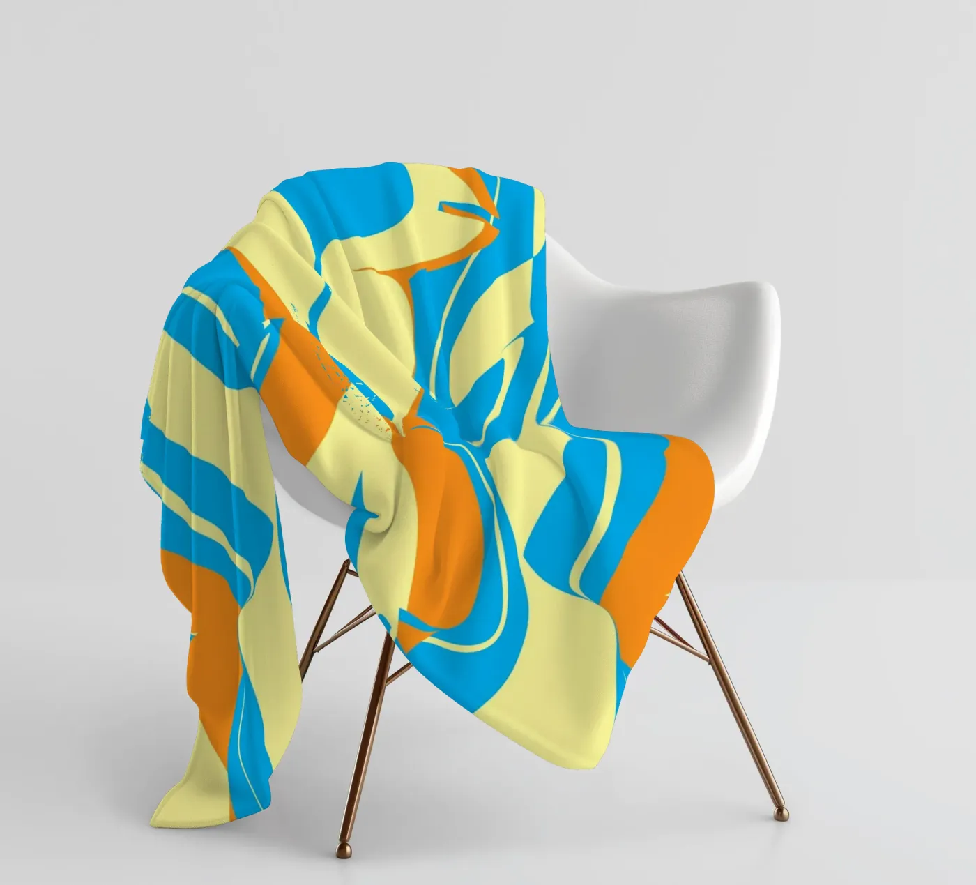 Bizar patroon 06 fleecedeken van Little Dean