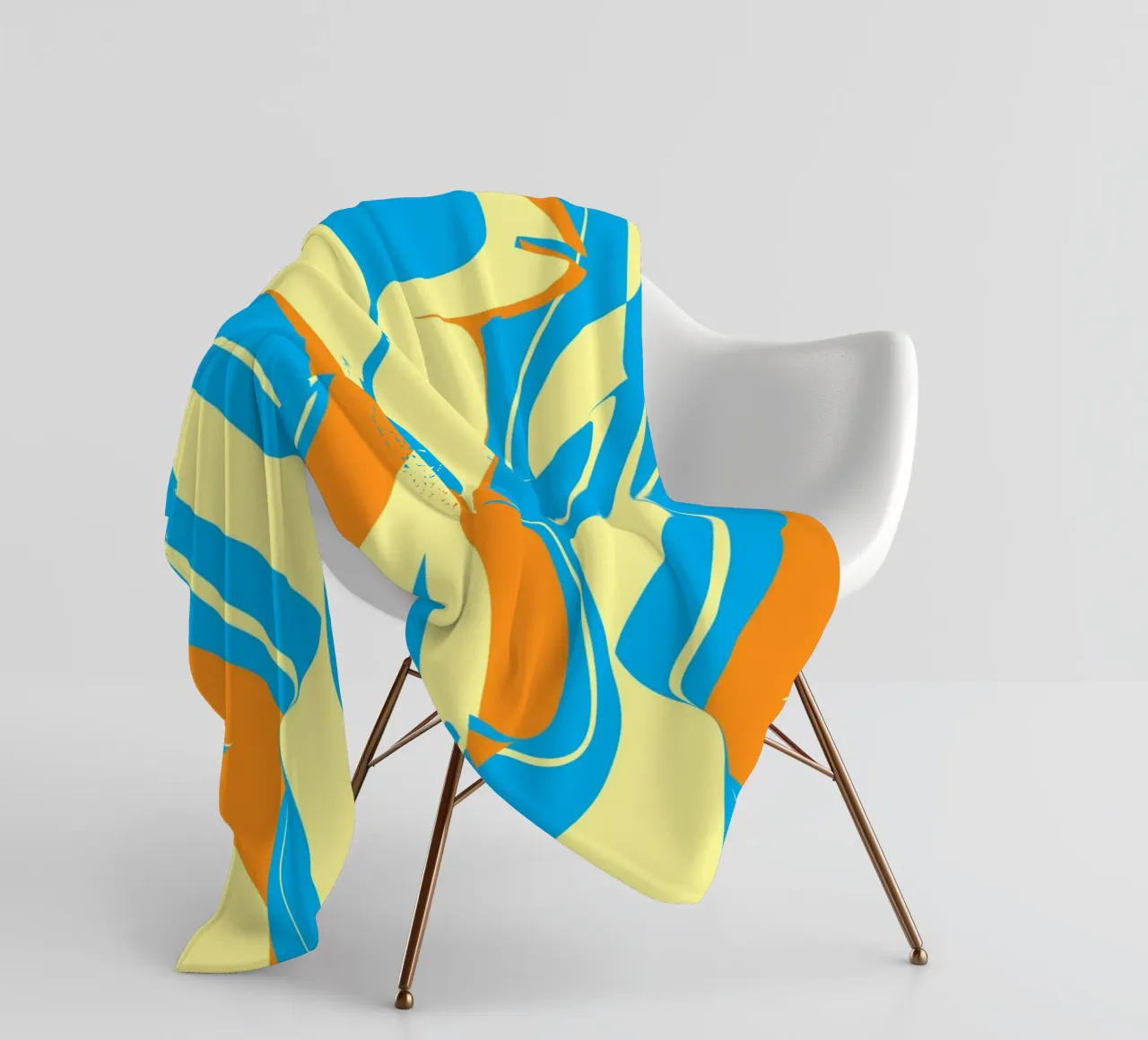 Bizarre Pattern 06 fleece blanket by Little Dean