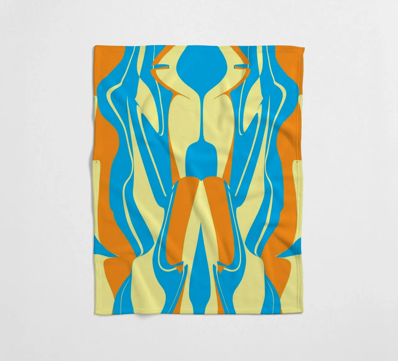 Bizarre Pattern 06 fleece blanket by Little Dean