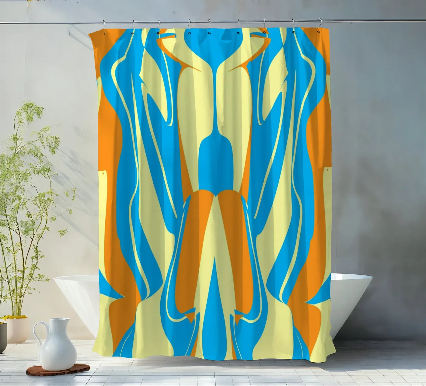 Pattern Bizarre 06 tenda da doccia da Little Dean