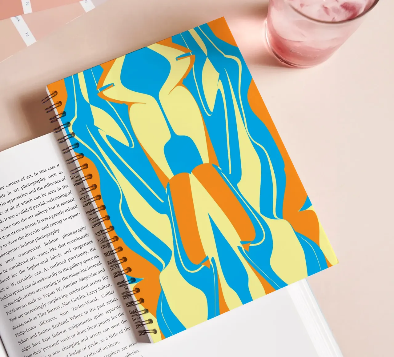Bizarre Pattern 06 spiral notebook by Little Dean
