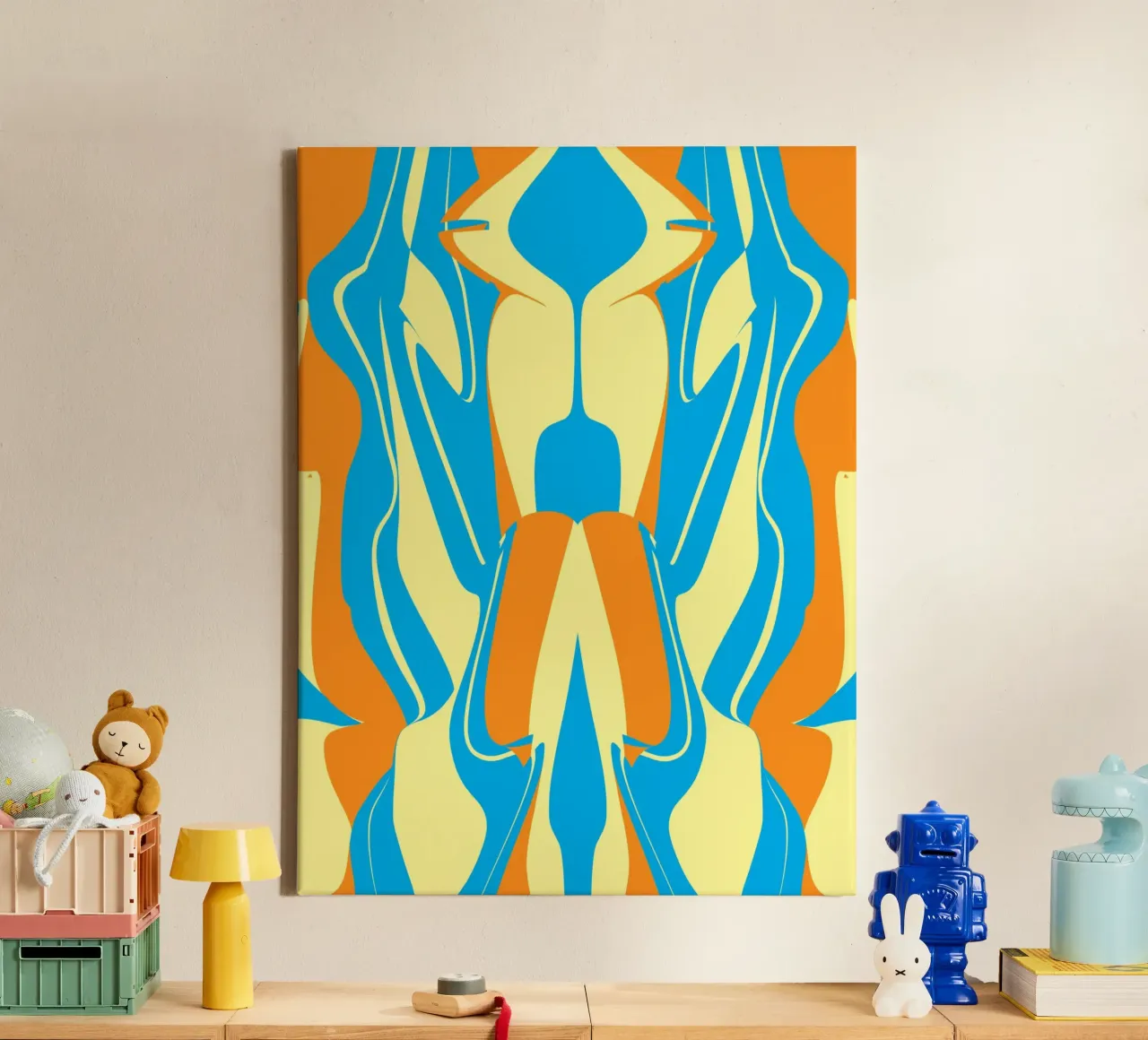 Bizarre Pattern 06 canvas by Little Dean