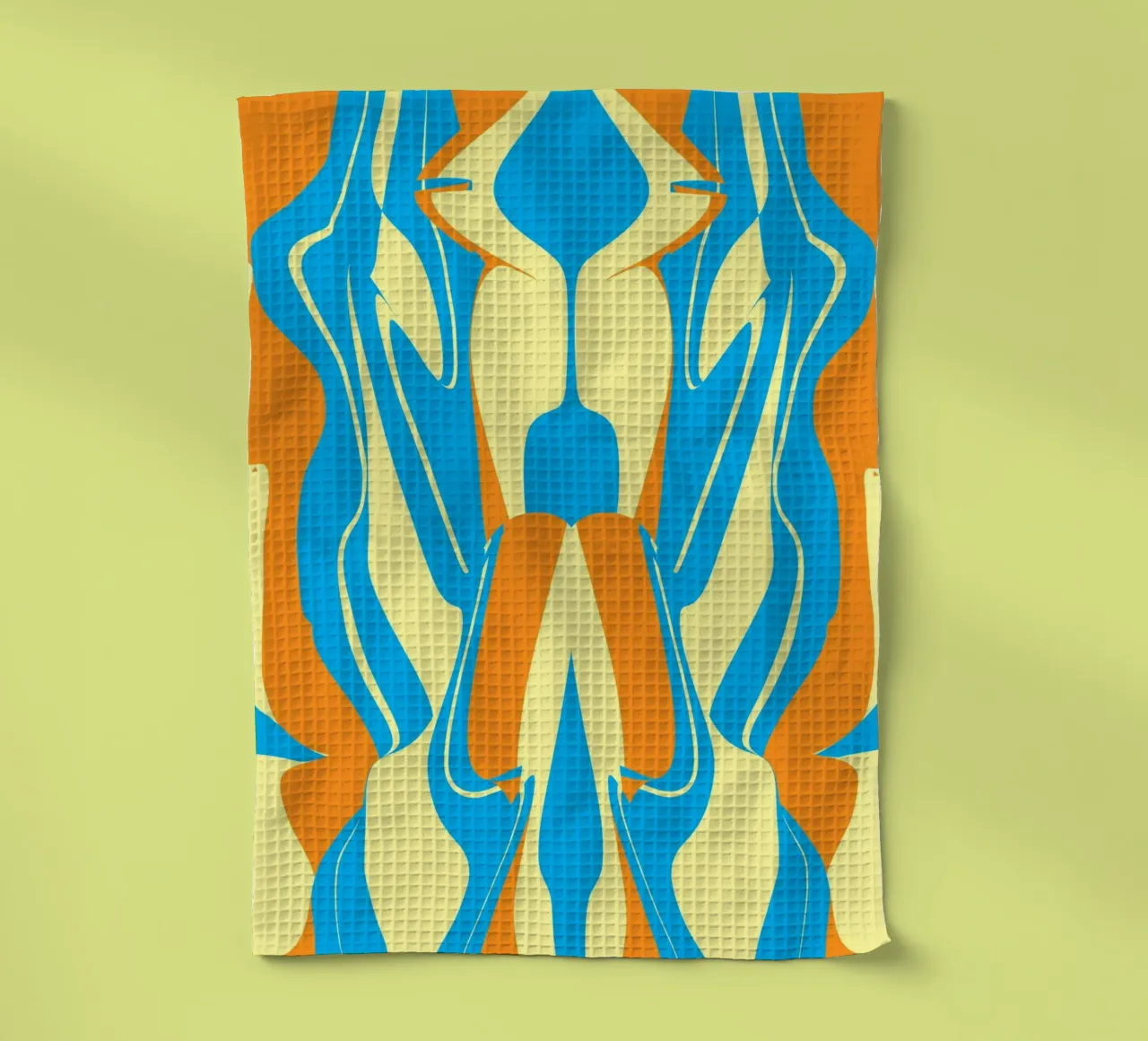 Bizarre Muster 06 Geschirrtuch von Little Dean