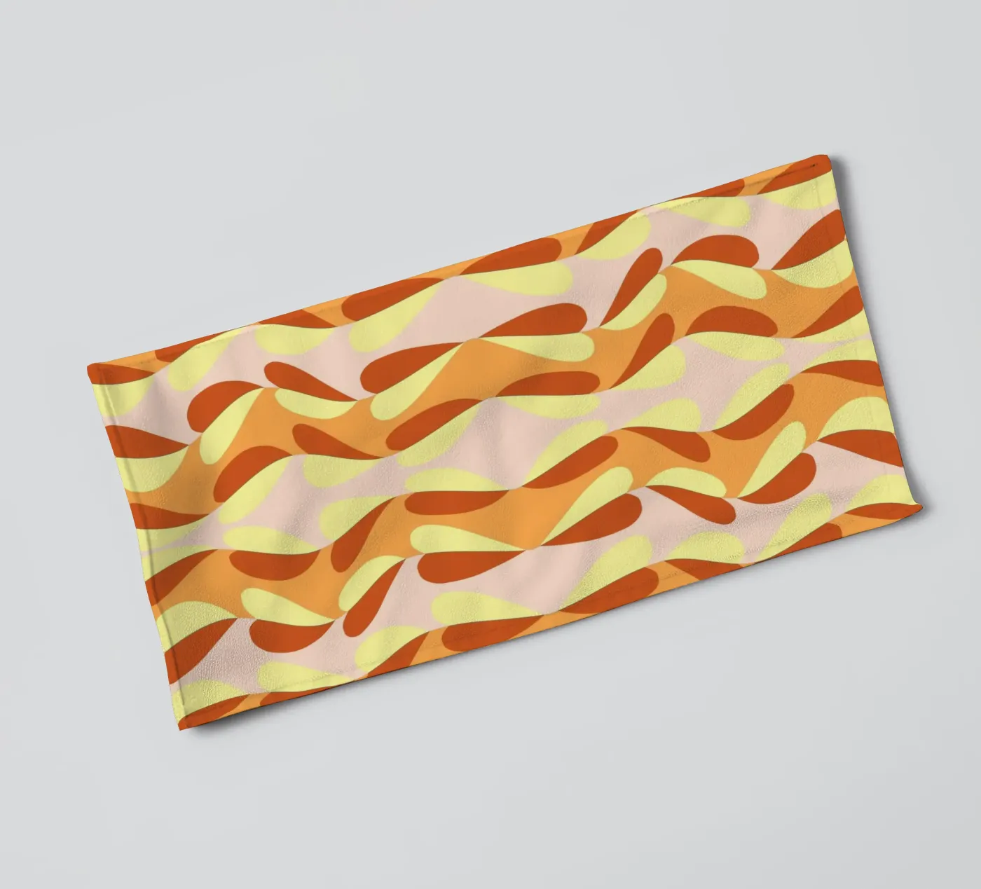 Heart Pattern Bizarre towel by Little Dean