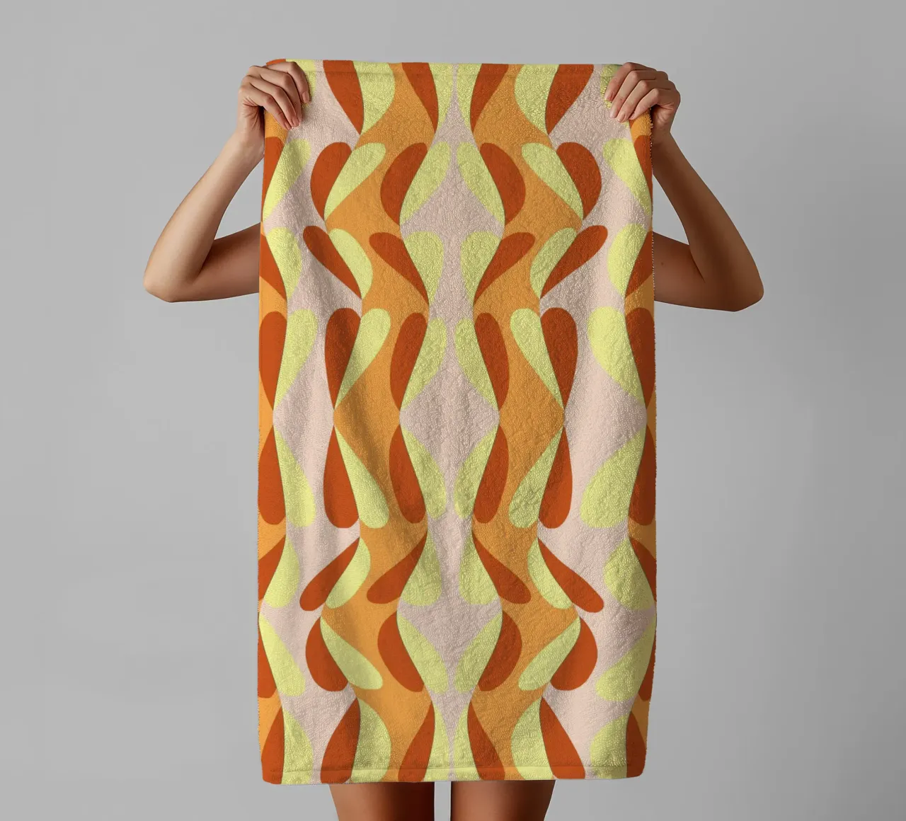 Heart Pattern Bizarre towel by Little Dean