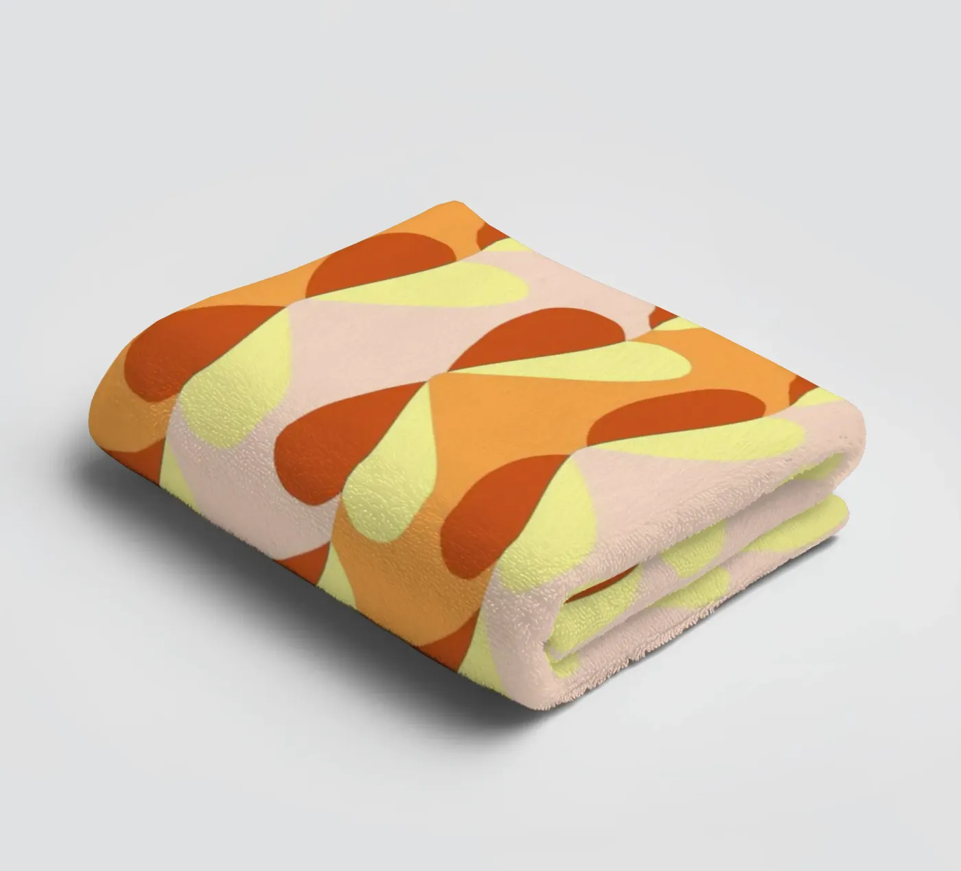 Heart Pattern Bizarre towel by Little Dean