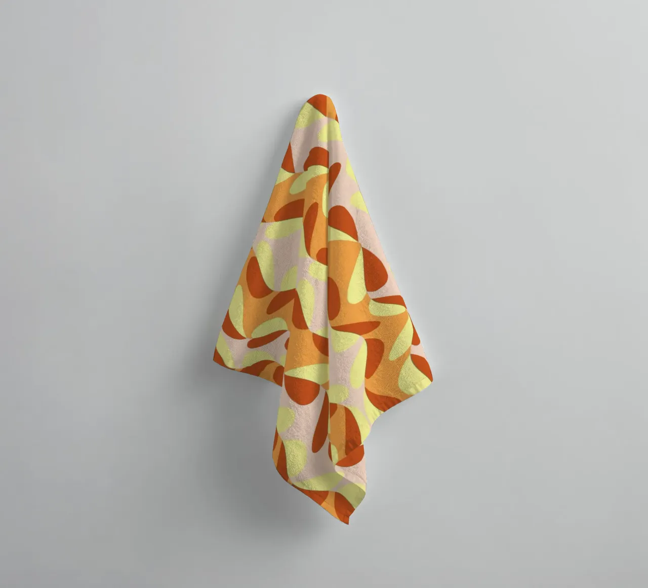 Heart Pattern Bizarre towel by Little Dean